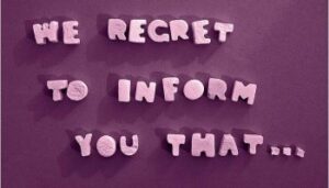 dealing with rejection