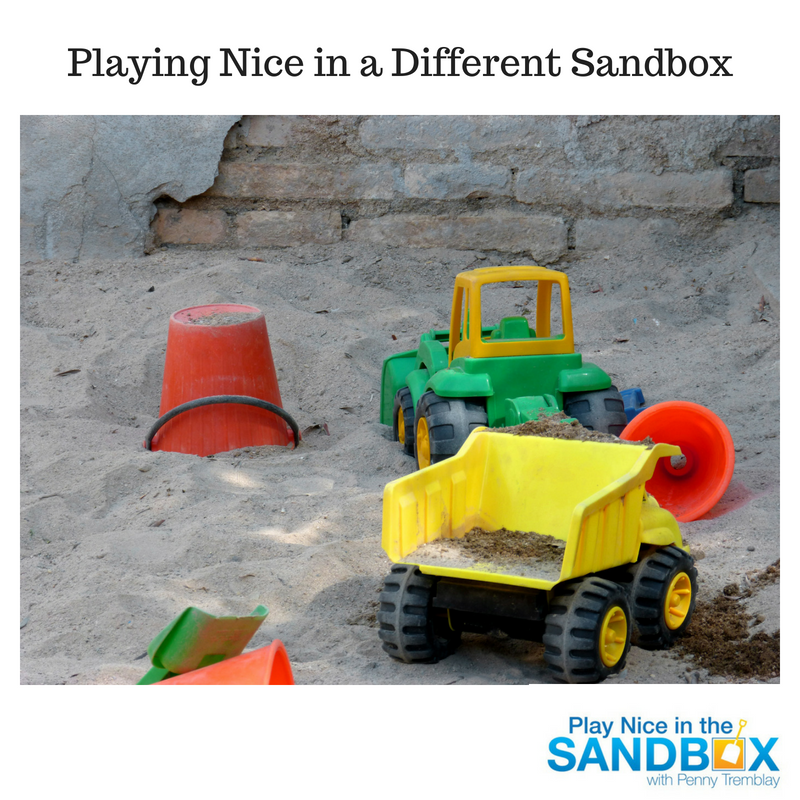 playing nice in a different sandbox