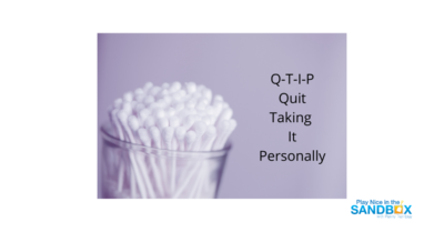 don't take it personally