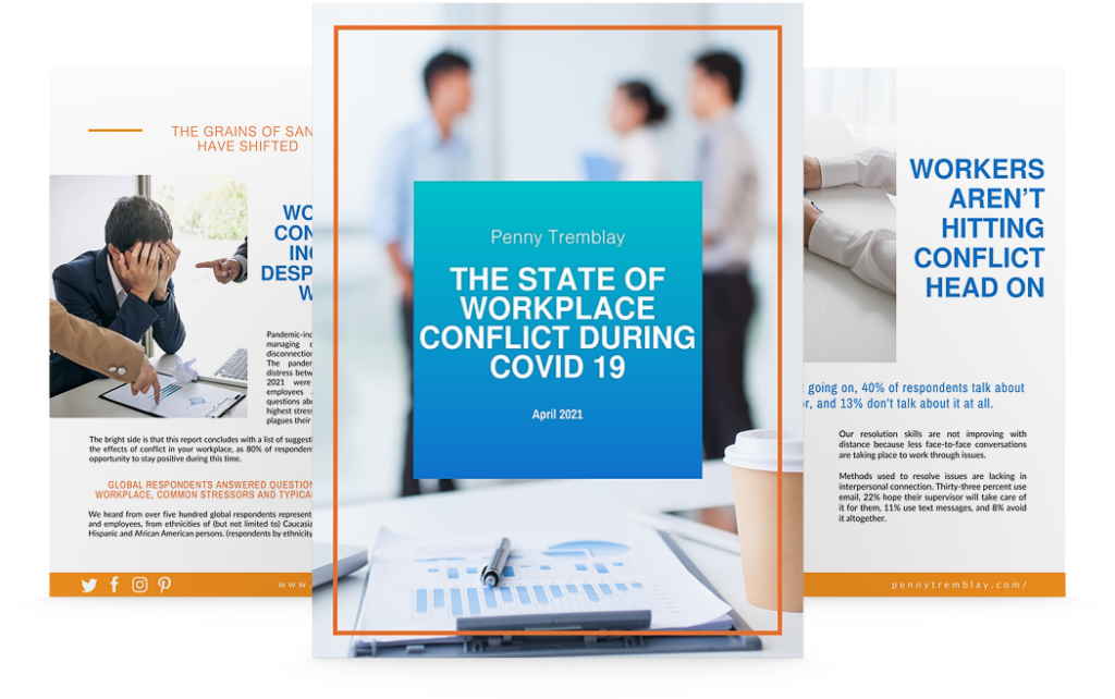 workplace conflict through COVID 19 with Penny Tremblay