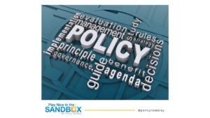 image of words included in company policies to share with employees