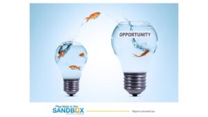create opportunity to strengthen relationsihips image of goldfish jumping from a small lightbulb into a larger one
